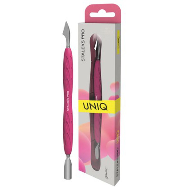 STALEKS PRO - UNIQ SERIES MANICURE PUSHER - PQ-10|3 דוחף עור למניקור ופדיקור סטאלקס