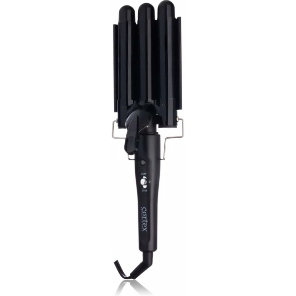 ⁦מסלסל שיער משולש - CORTEX BEAUTY Wave Marer 3 Barrel Waver⁩ – תמונה ⁦2⁩