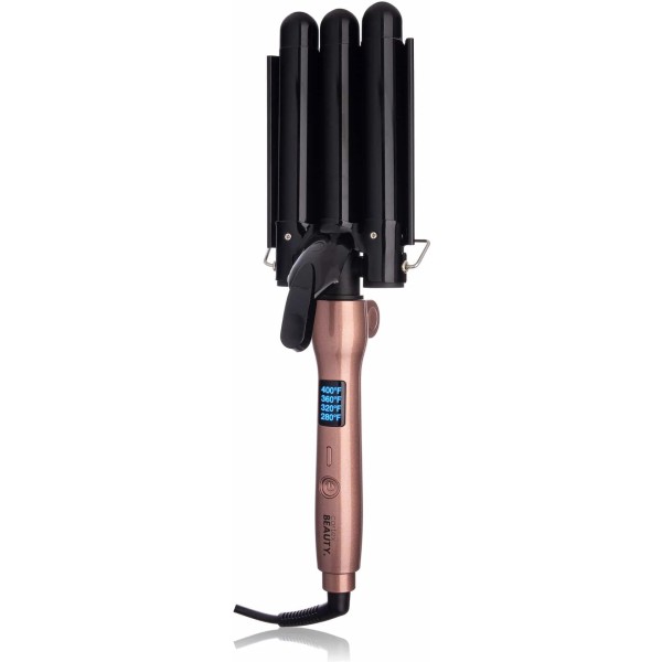 ⁦מסלסל שיער משולש - CORTEX BEAUTY Wave Marer 3 Barrel Waver⁩ – תמונה ⁦3⁩