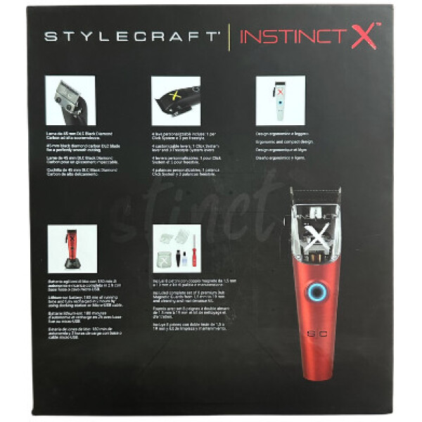 ⁦מכונת תספורת מקצועית SC STYLECRAFT CLIPPER INSTINCT X⁩ – תמונה ⁦2⁩