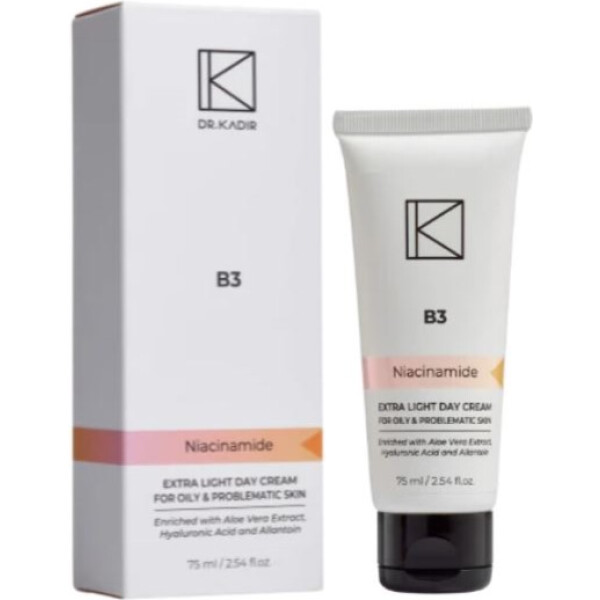 קרם יום נטול שומן לעור שמן ובעייתי Dr. Kadir B3 Extra Light Day Cream