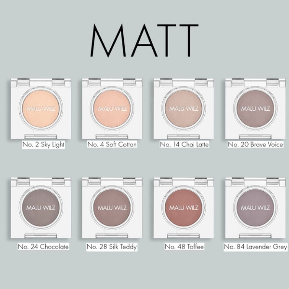 צלליות וולווט במרקם קטיפתי מאלו ווילז - MALU WILZ VELVET EYESHADOW – תמונה 6